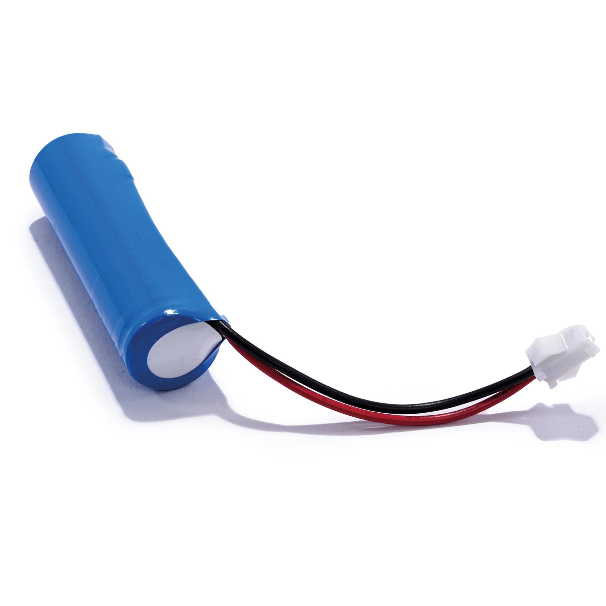 Akku LiFePO4 3,2 V 1500 mAh - Baugröße 18650 mit Stecker weiß