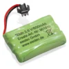 Akku NiMh 3,6 V 600 mAh - Baugröße Micro mit Stecker schwarz
