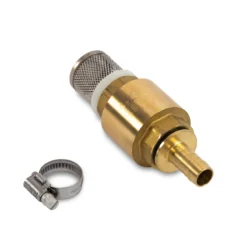 Ansaugfilter mit Rückschlagventil 1/2" mit Schelle