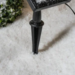 Beleuchteter Solar Tannenbaum Höhe 50 cm mit 200 warmweißen LEDs
