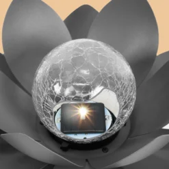 Bezauberndes Solar Lotusblüten Duett