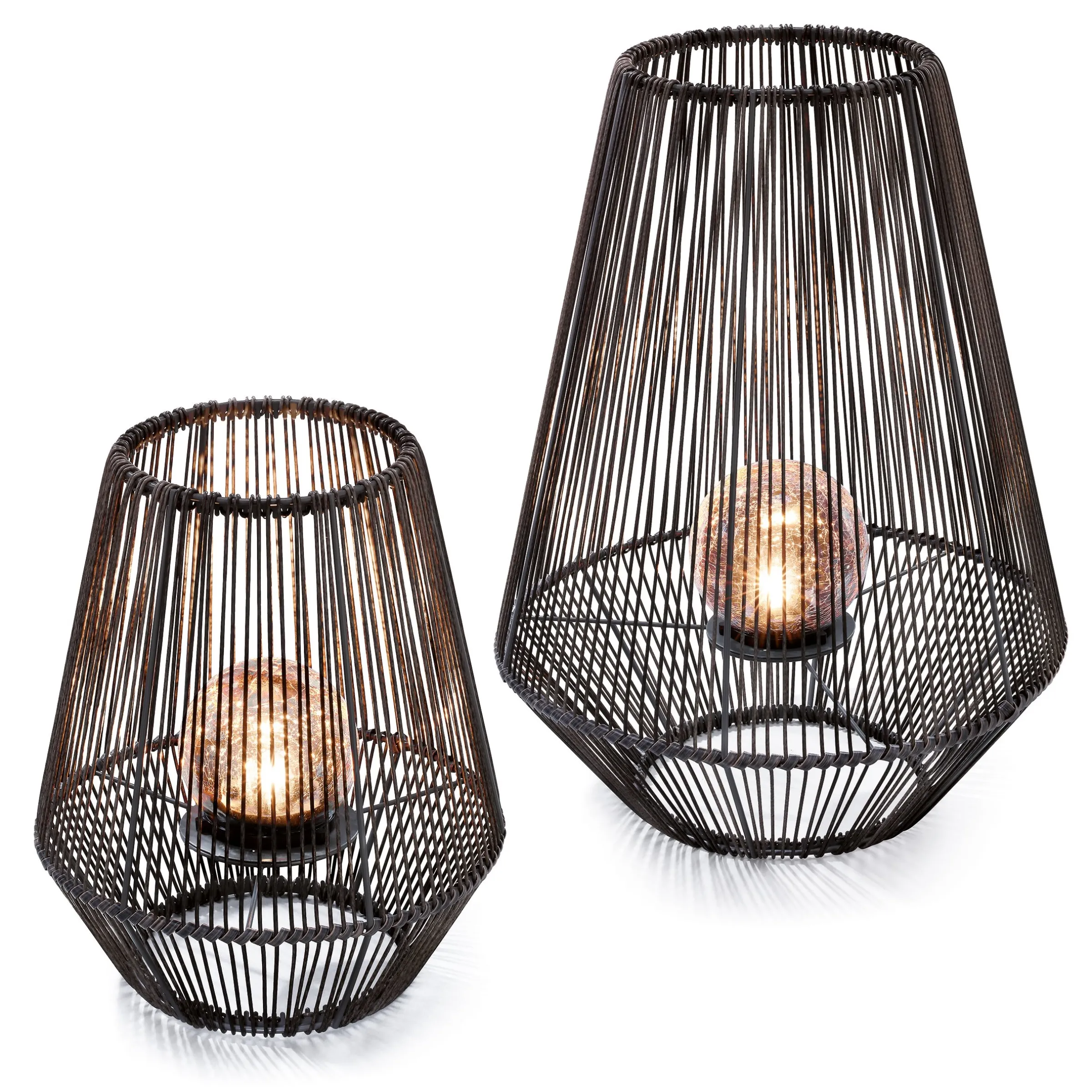 Dekorative Solar Windlichter Ilona im 2er-Set