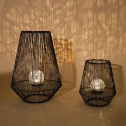 Dekorative Solar Windlichter Ilona im 2er-Set