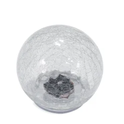 Einzelne Leuchtkugel Crackle Ball 15 cm, inkl. Akku