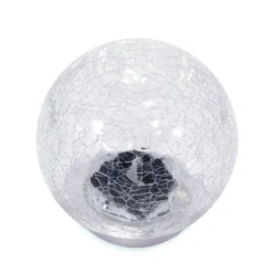 Einzelne Leuchtkugel Crackle Ball 12 cm, inkl. Akku