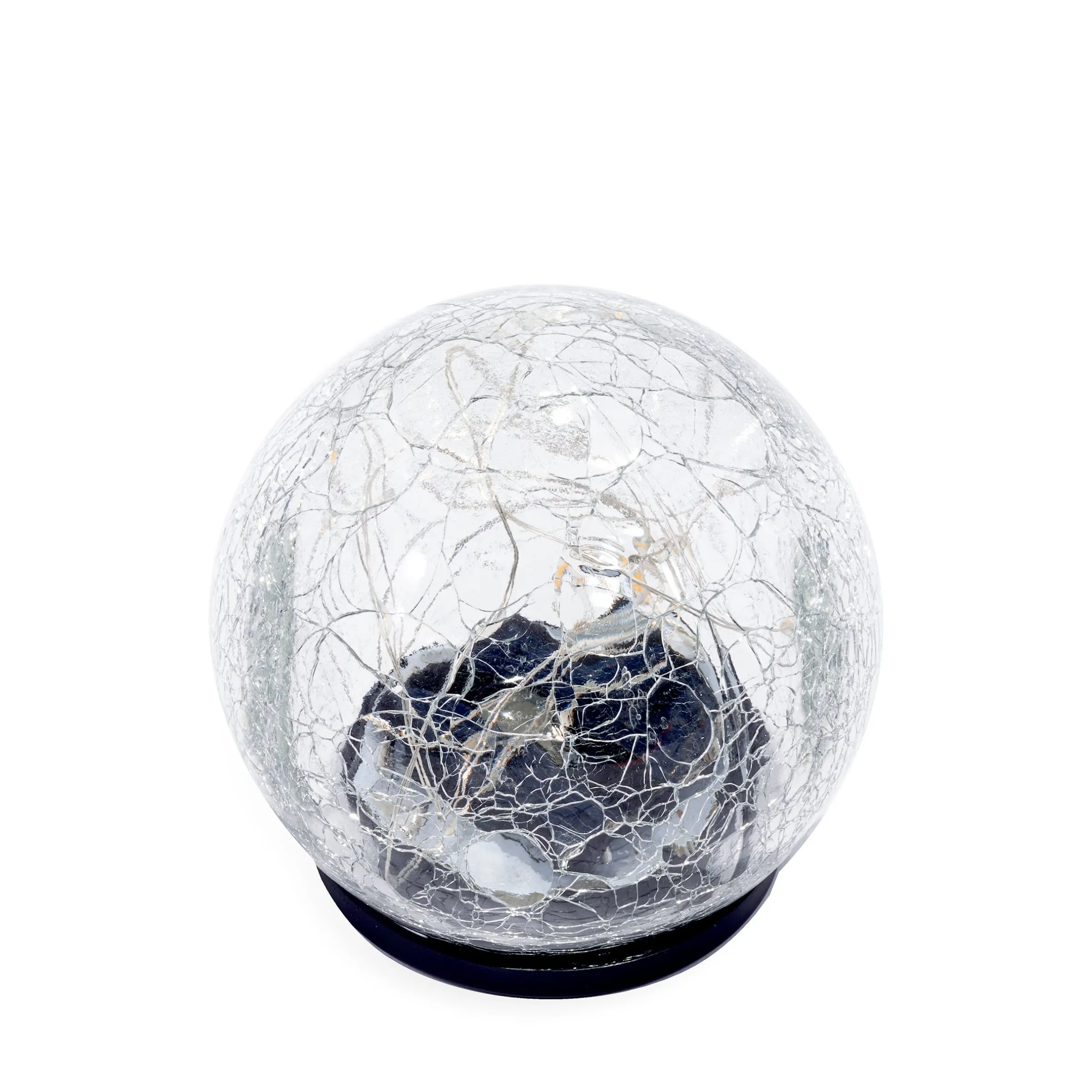 Einzelne Leuchtkugel Golden Ball 10 cm, inkl. Akku