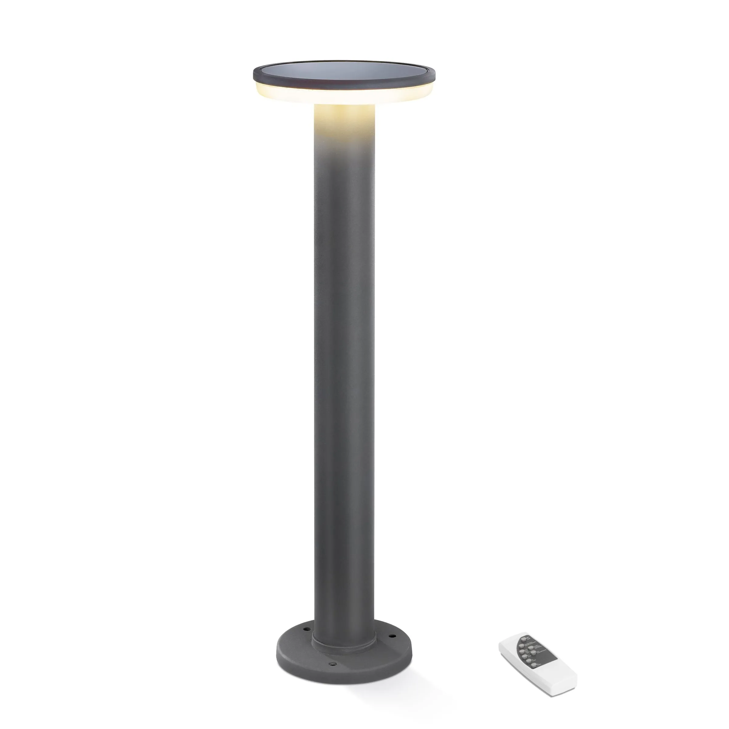 Elegante Solar Standleuchte Lesina 70 cm, anthrazit
