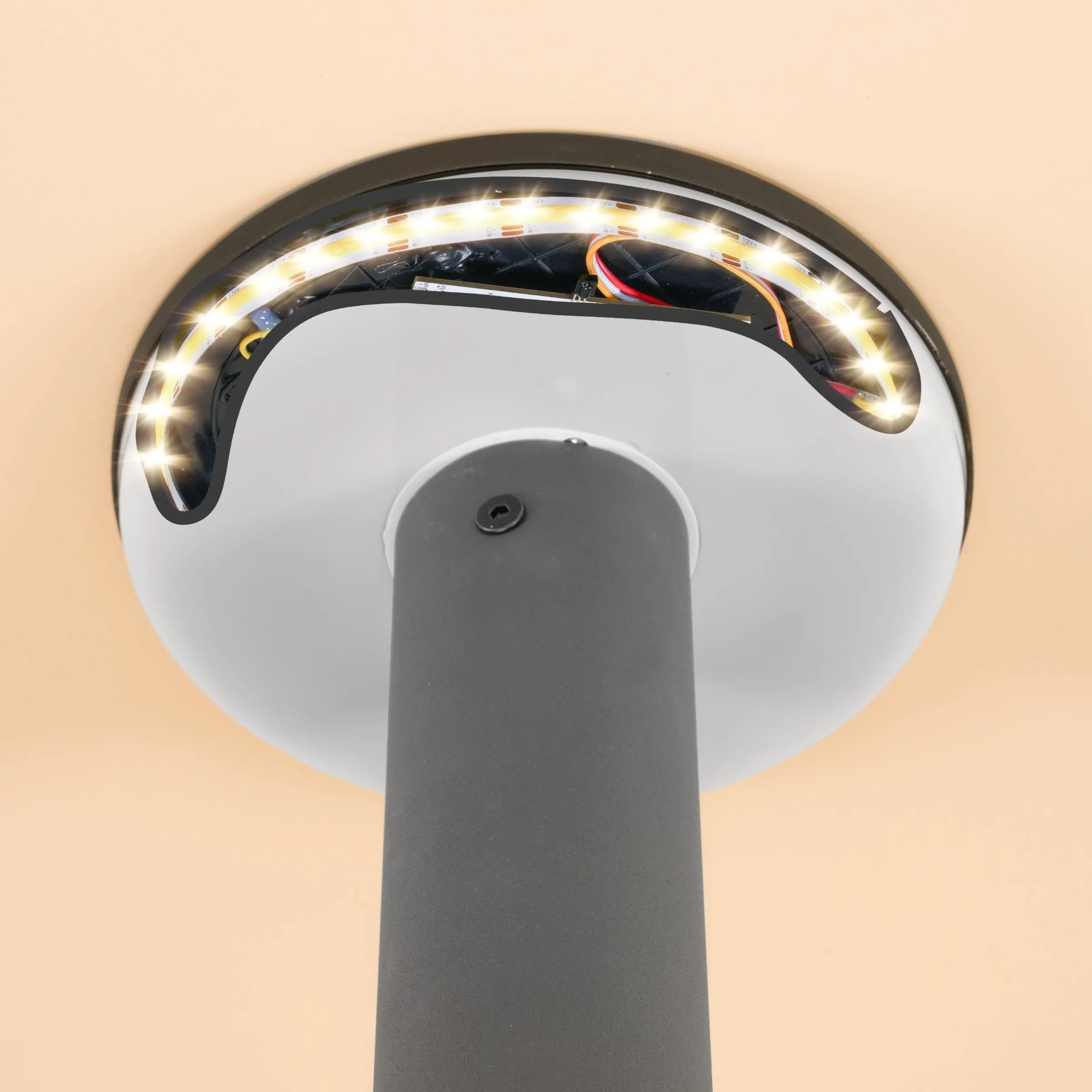 Elegante Solar Standleuchte Lesina 70 cm, anthrazit
