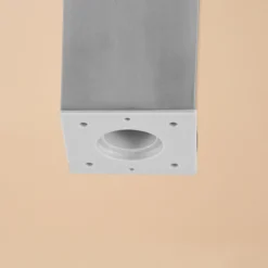 Elegante Standleuchte Bubble Tower 50 cm aus Edelstahl