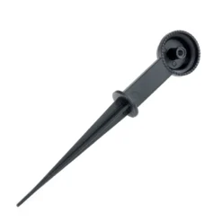 Erdspieß aus Aluminium, schwarz