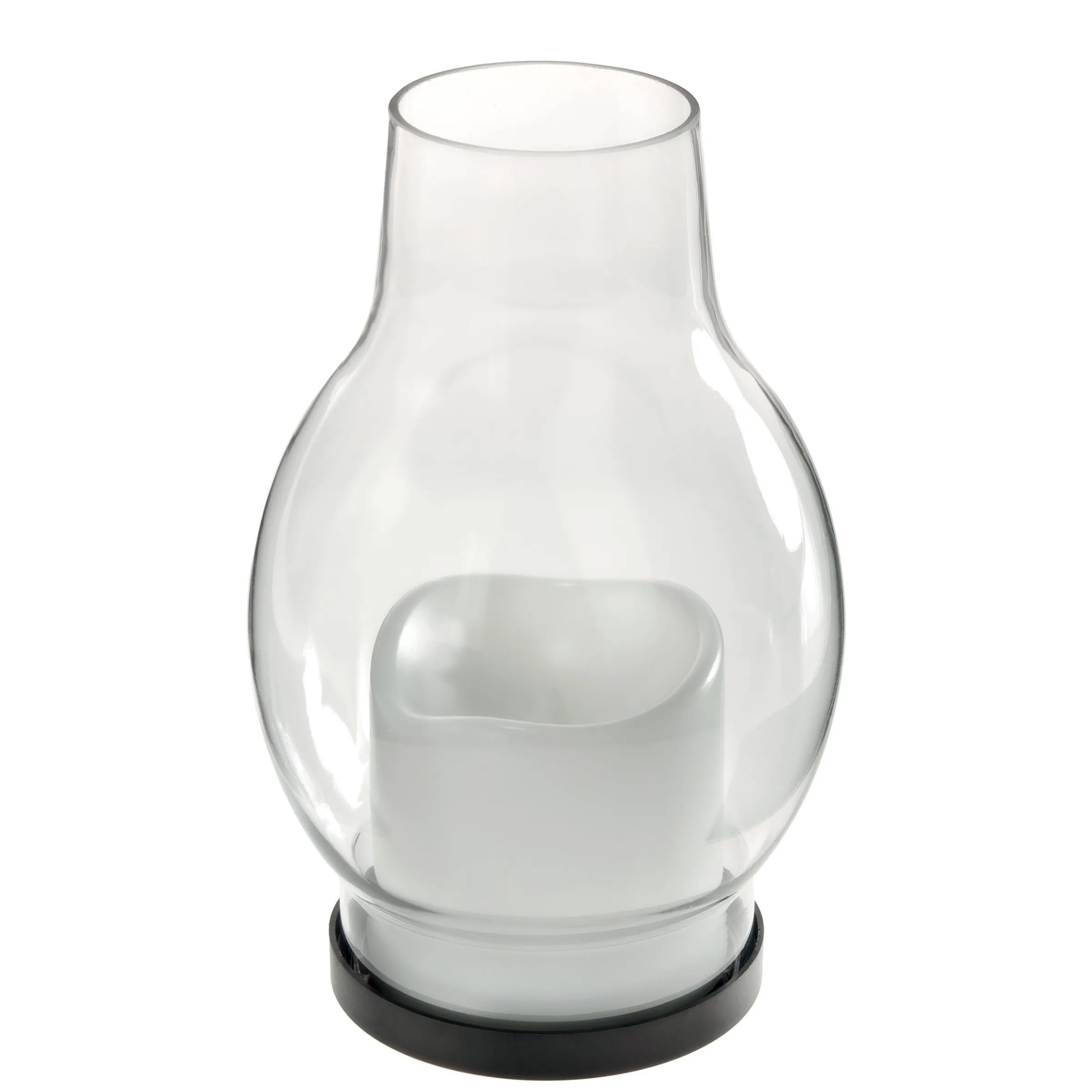 Ersatzglas mit LED-Kerze inkl. Akku