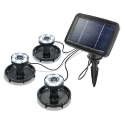 3er-Set Solar Unterwasserleuchten Splash, 15 lm kaltweiß