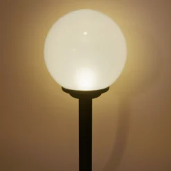 Extrahohe Solar Kugel-Standleuchte Liana 2 m mit Fernbedienung