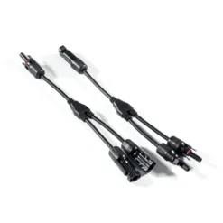 2-fach-Verteilerset mit Kabel und MC4 kompatiblen Steckverbindungen