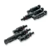 3-fach-Verteilerset mit MC4 kompatiblen Steckverbindungen