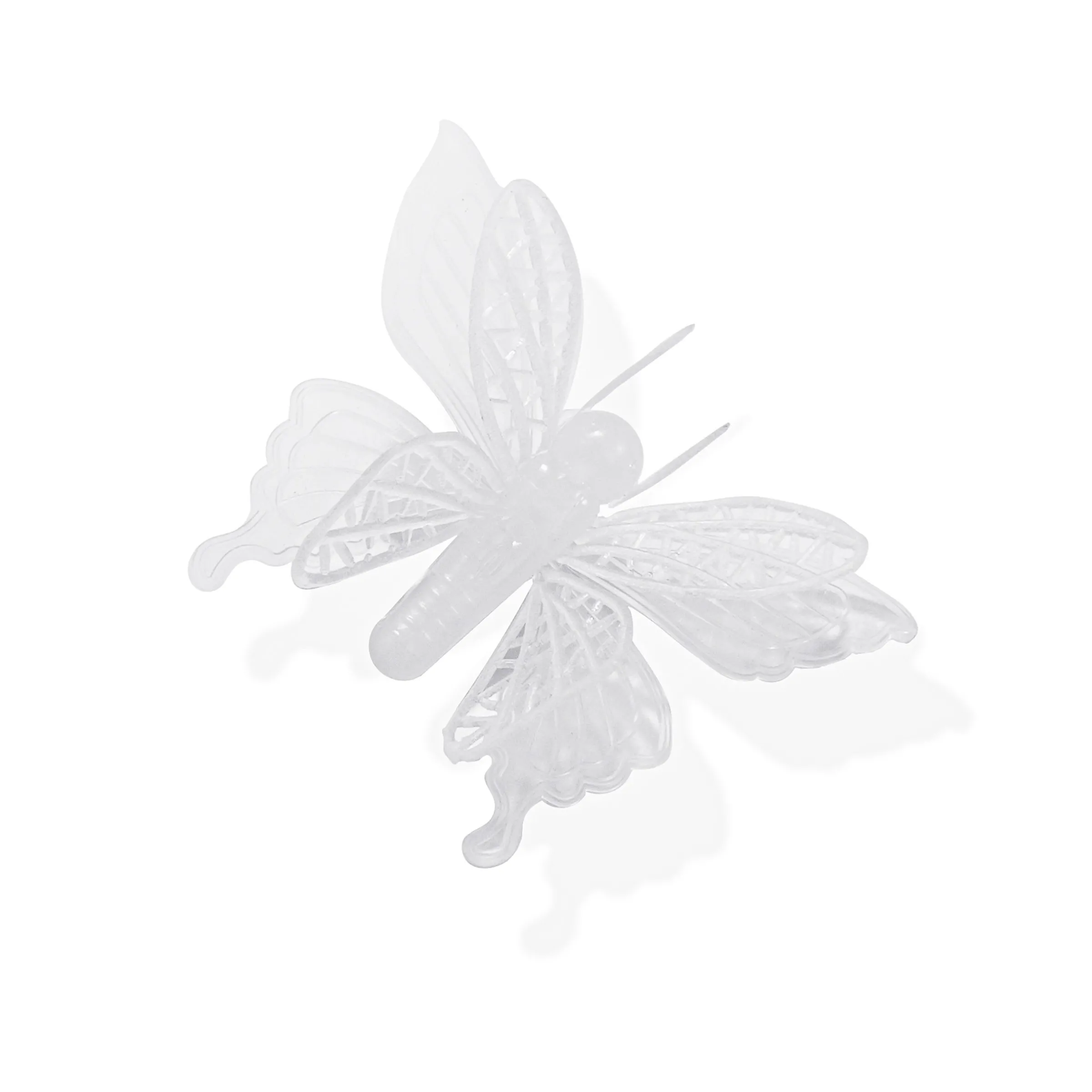 Kunststoff-Schmetterling, transparent