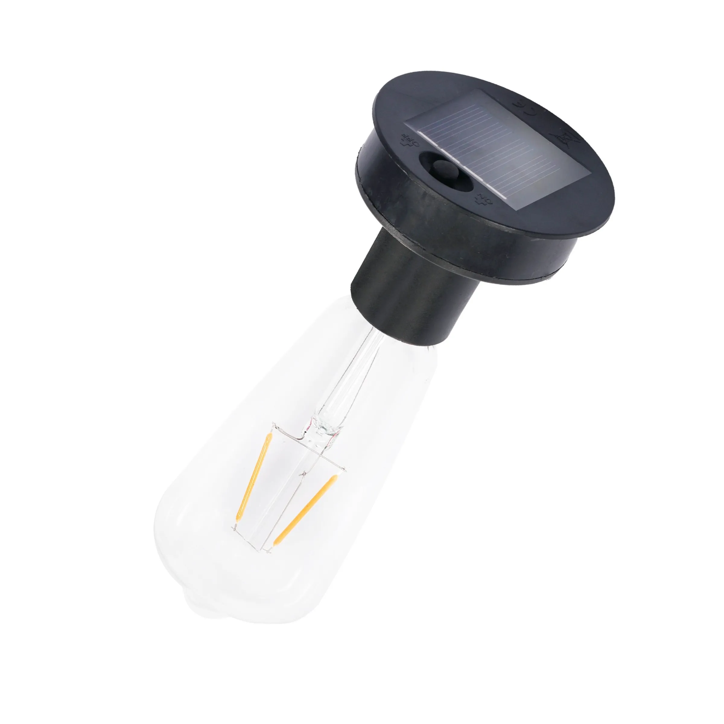 Leuchtenoberteil mit LED-Birne für Mondello, inkl. Akku