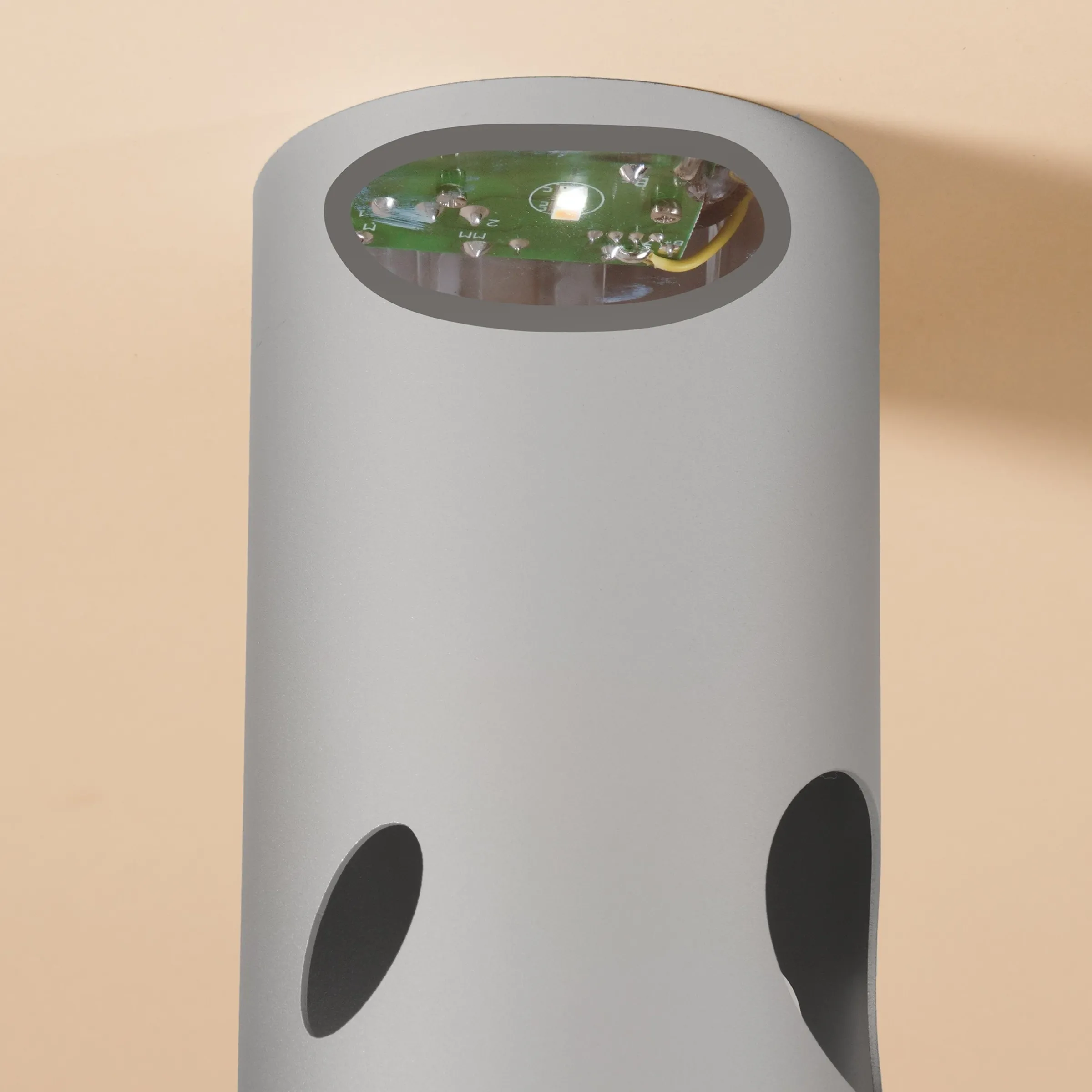 Moderne Solarleuchte FantasyLight im 2er-Set aus Aluminium