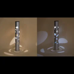 Moderne Solarleuchte FantasyLight aus Aluminium