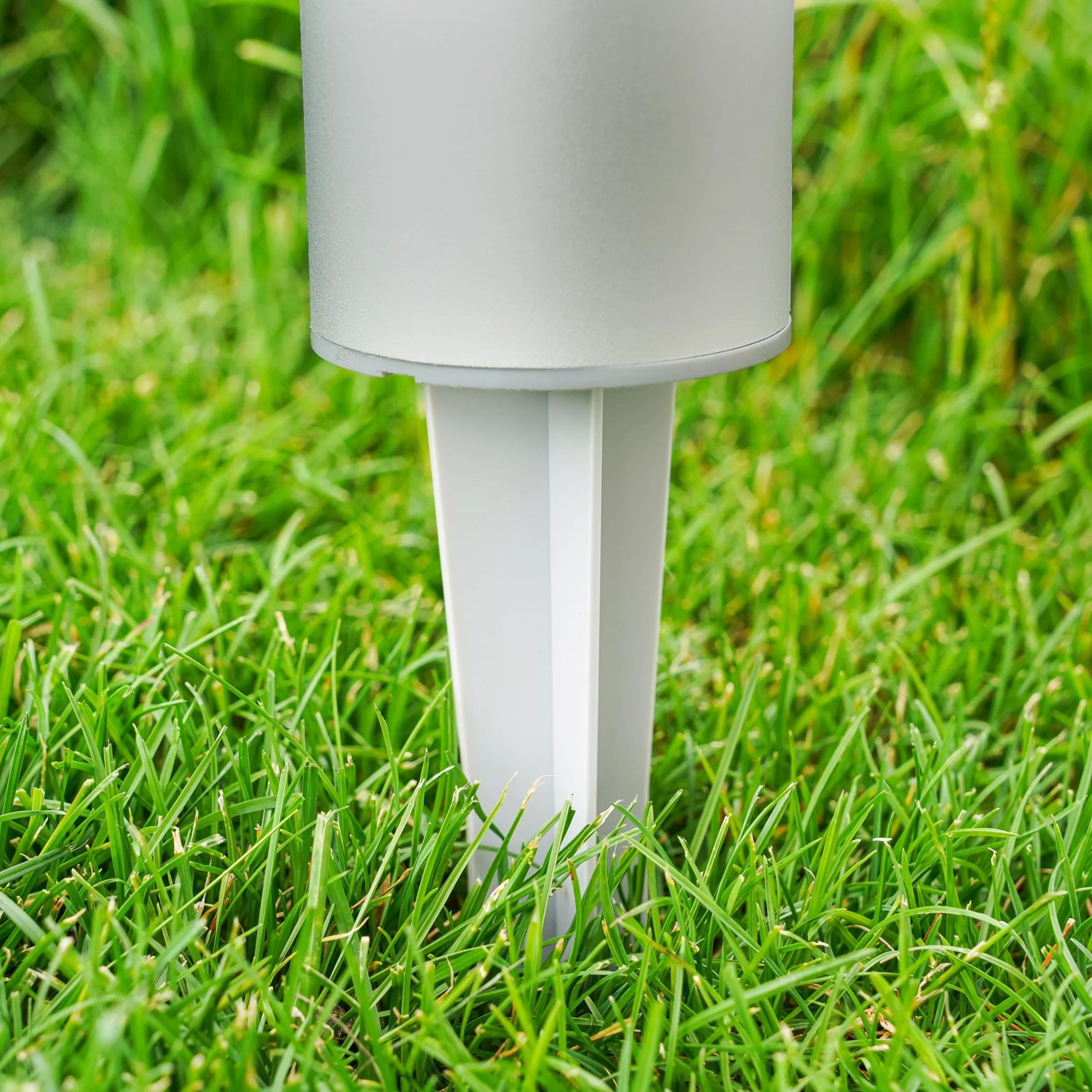 Moderne Solar Standleuchten Pole Light DuoColor im 3er-Set