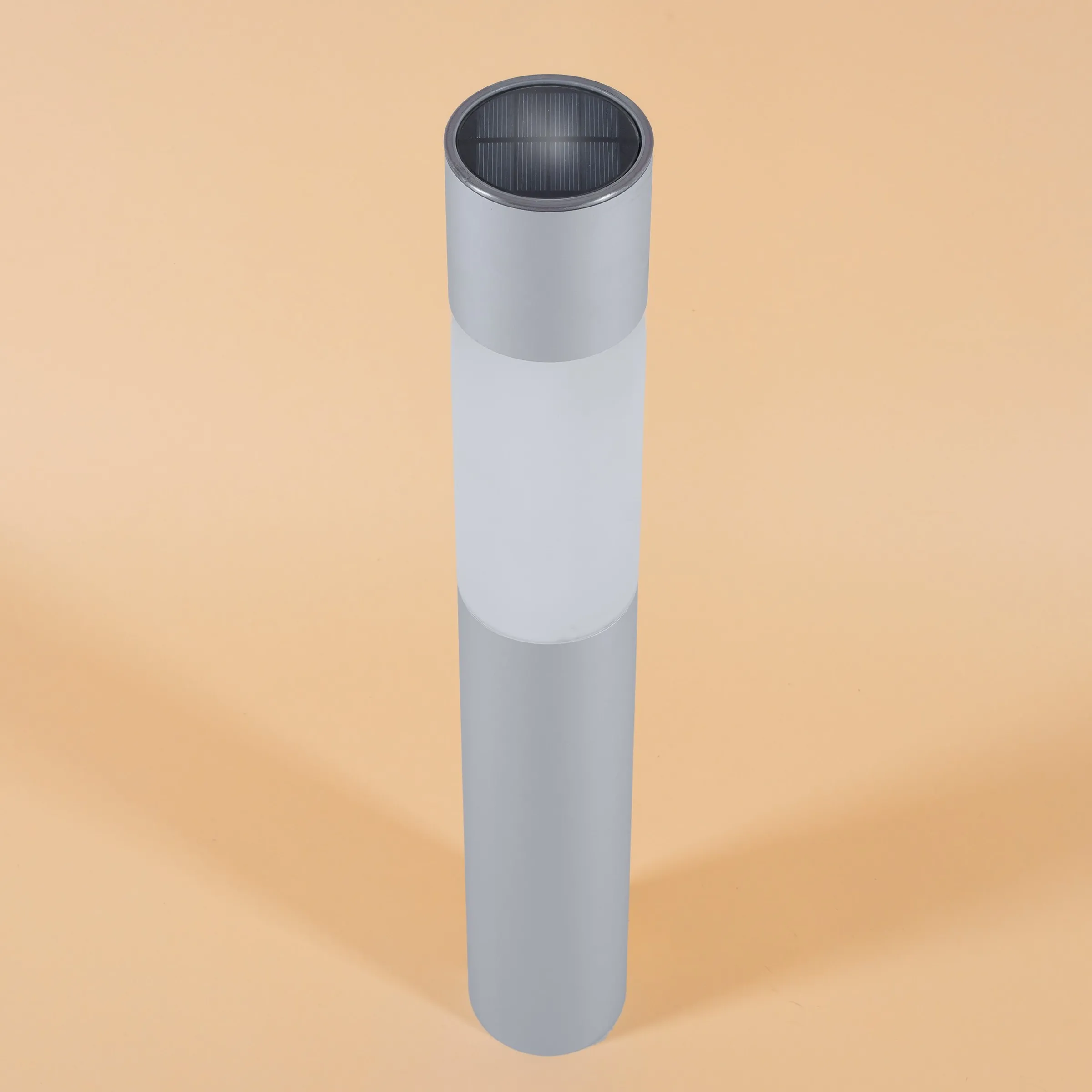 Moderne Solar Standleuchte Pole Light 50 cm DuoColor