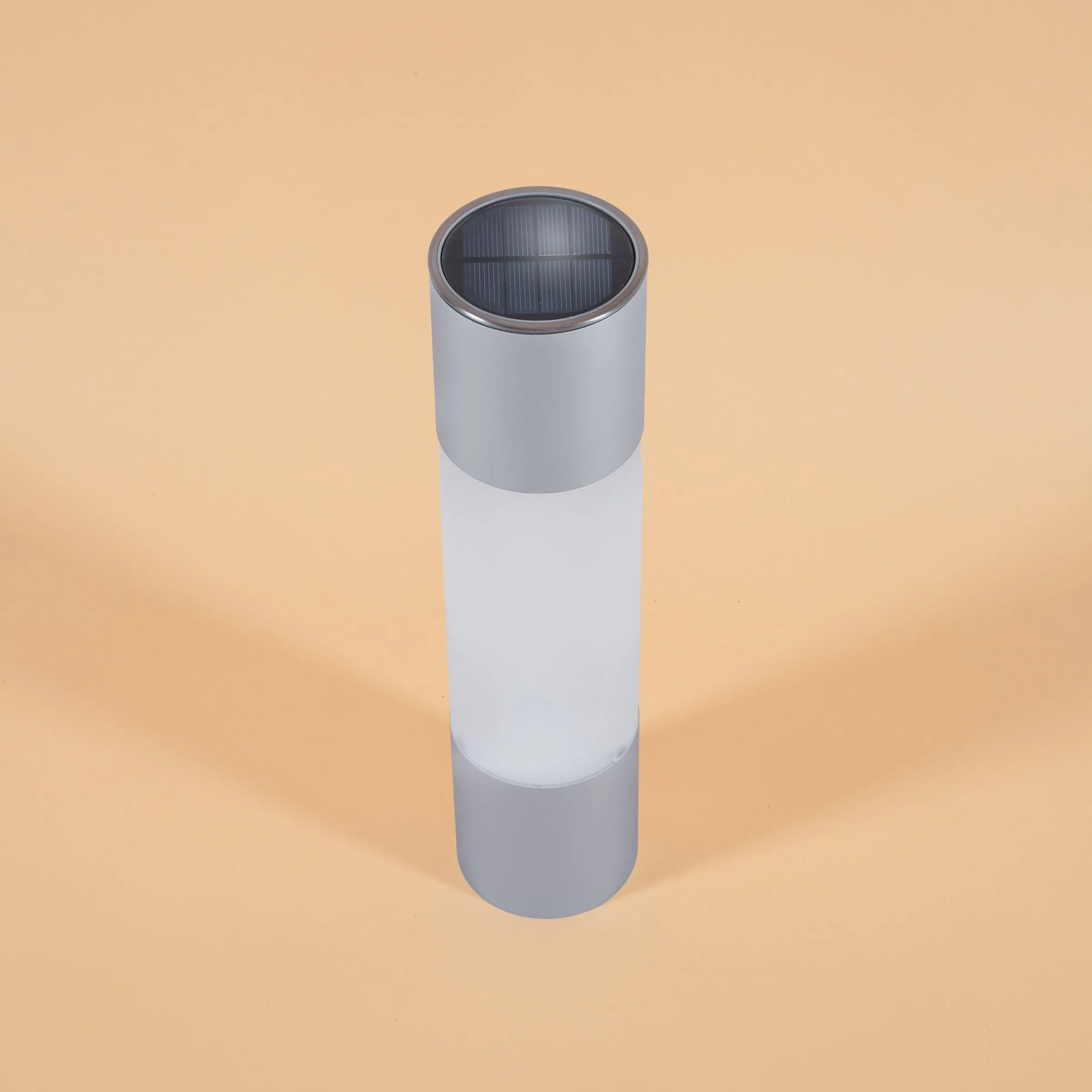 Moderne Solar Standleuchte Pole Light 30 cm DuoColor