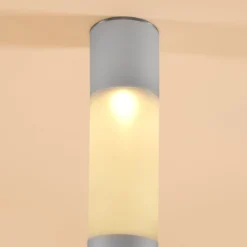 Moderne Solar Standleuchte Pole Light 70 cm DuoColor