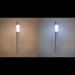 Moderne Solar Standleuchte Pole Light 70 cm DuoColor