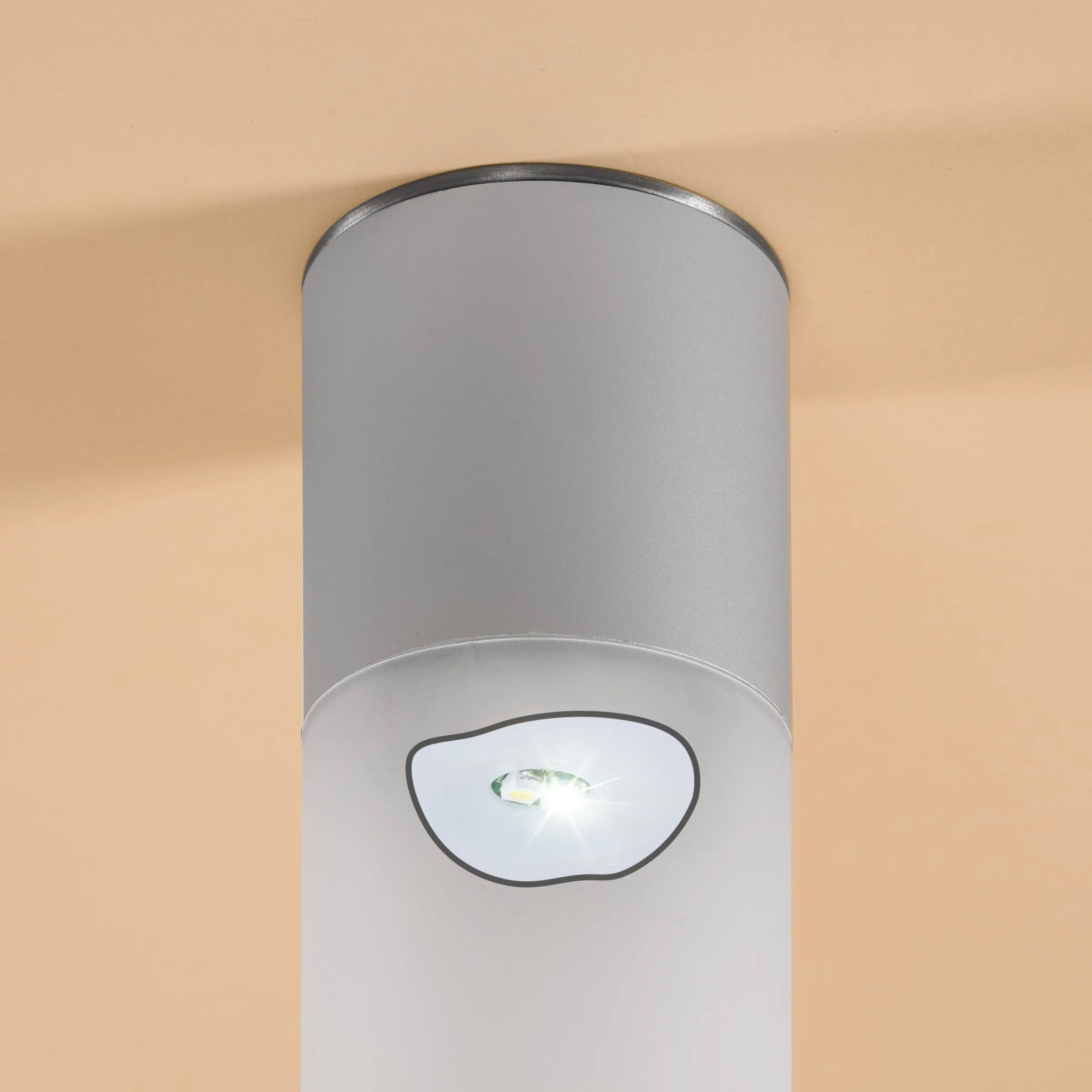Moderne Solar Standleuchte Pole Light 70 cm DuoColor