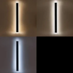 Moderne Solar-Wandleuchte Smartlight 100 cm
