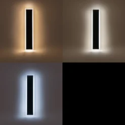 Moderne Solar-Wandleuchte Smartlight 50 cm