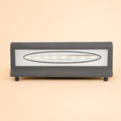 Moderne Solar Wand- & Schilderleuchte AluLine, schwarz