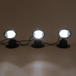 PIR-Solarstrahler Trio mit 3 Wand- oder Bodenpots