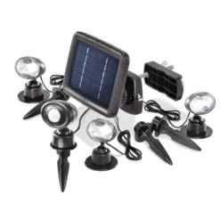 PIR-Solarstrahler Trio mit 3 Wand- oder Bodenpots