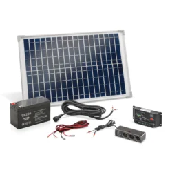PV-Solar Inselanlage 20 Wp mit 12 V/ 8Ah Akkuspeicher