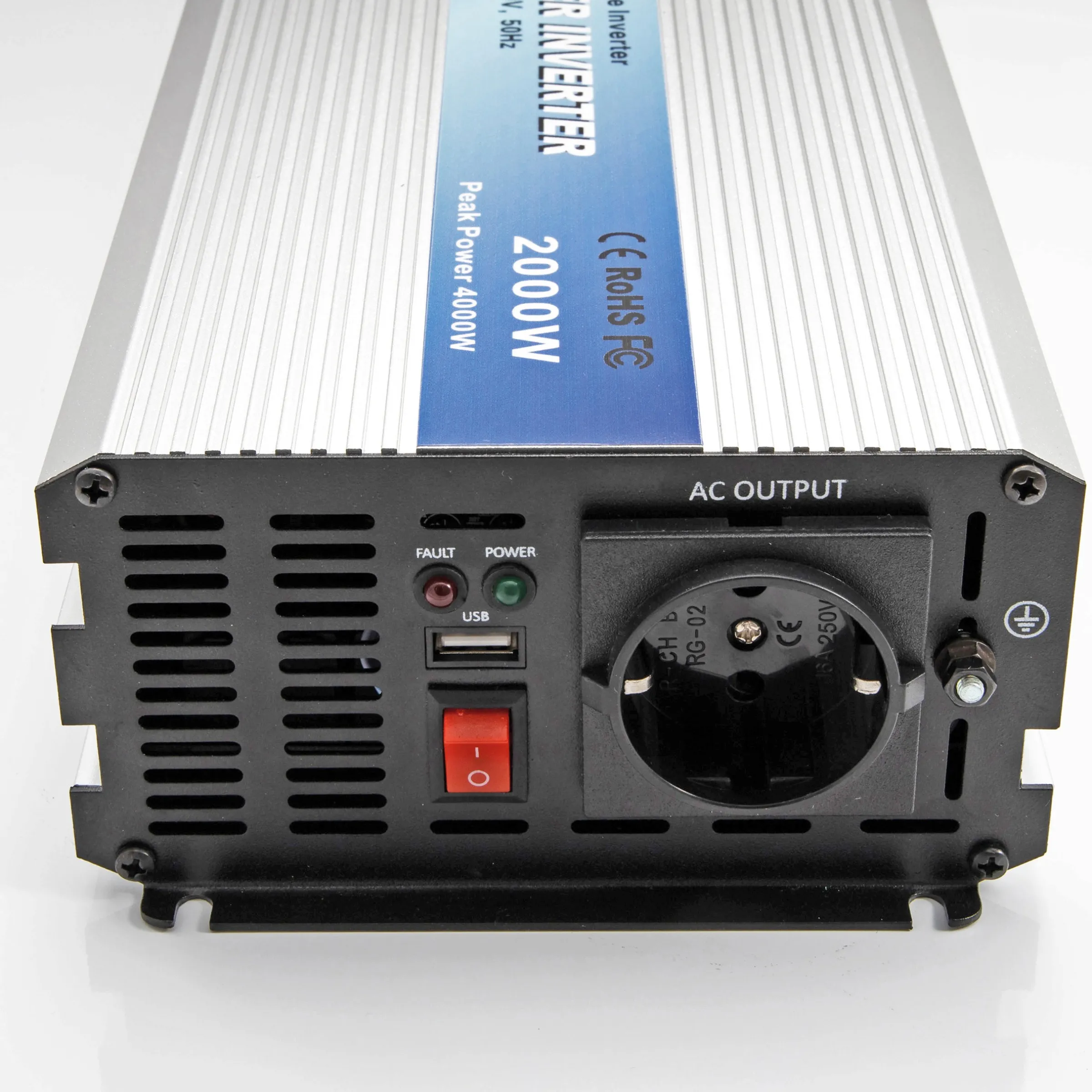 Sinus Wechselrichter 12 VDC/ 230 VAC/ 2000 W