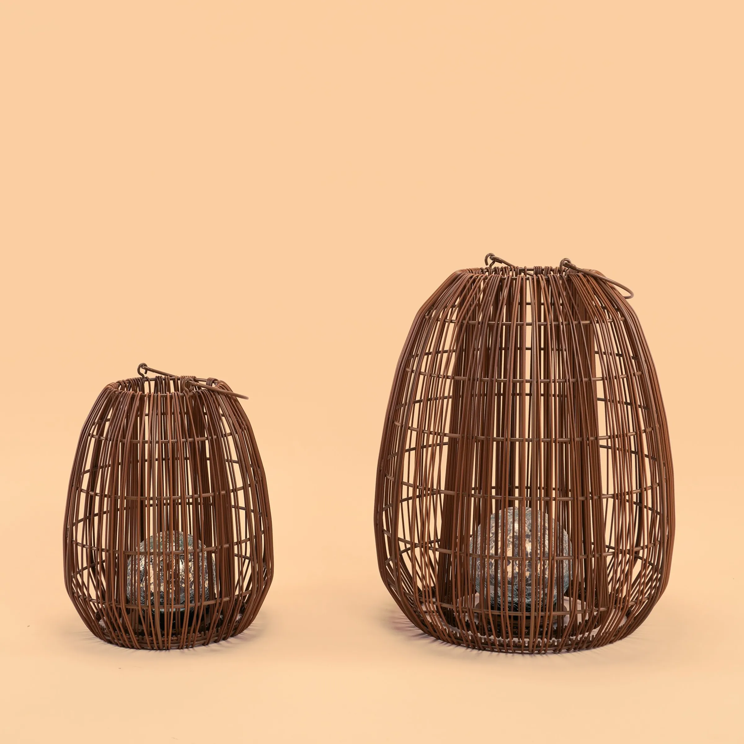 Solar Boho-Windlichter Isabella im 2er- Set