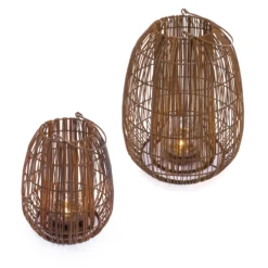 Solar Boho-Windlichter Isabella im 2er- Set