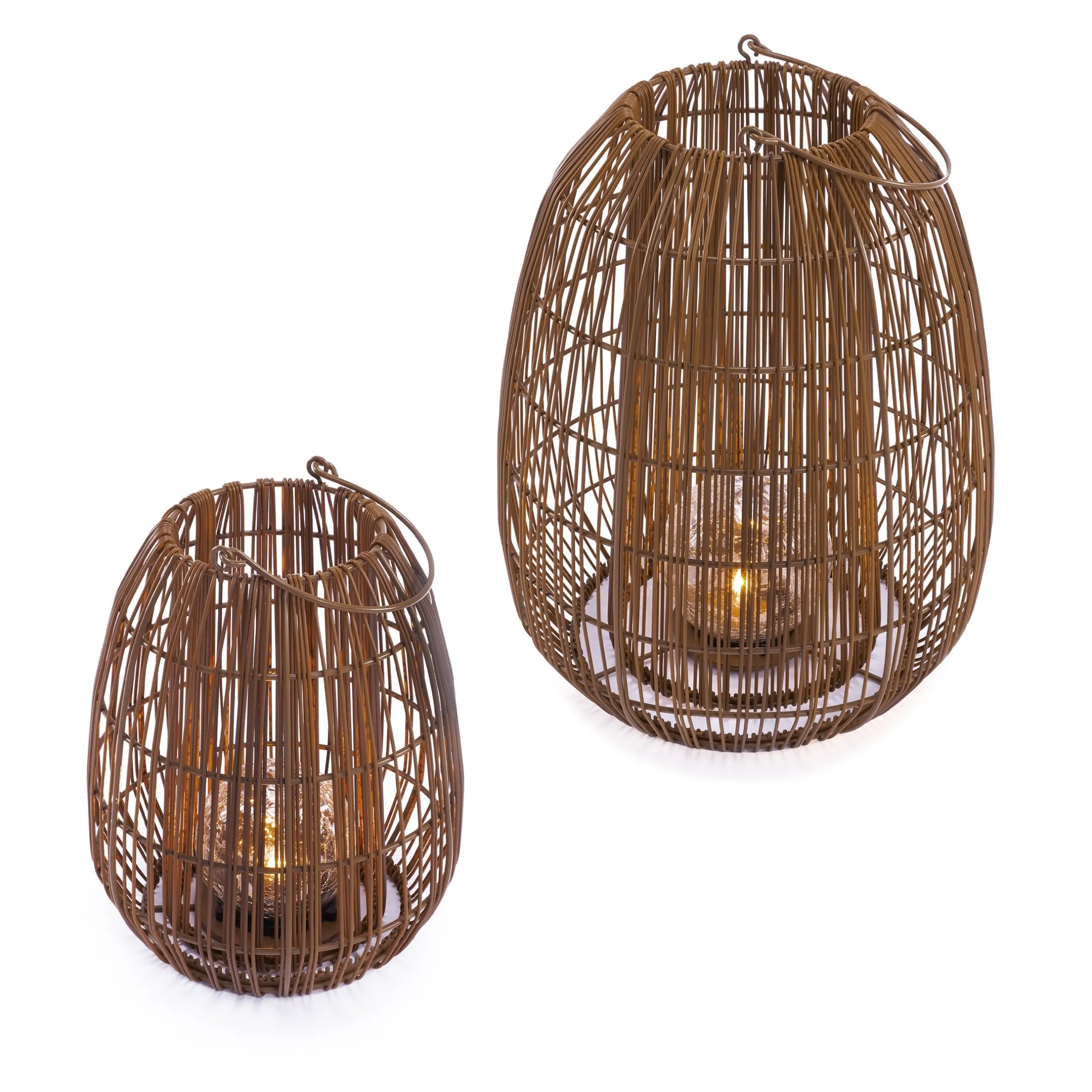 Solar Boho-Windlichter Isabella im 2er- Set