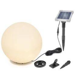 Solar Deko-Leuchtkugel 40 cm mit externem 2 W Solarmodul