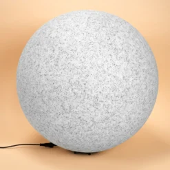 Solar Deko-Leuchtstein 50 cm mit externem 2 W Solarmodul