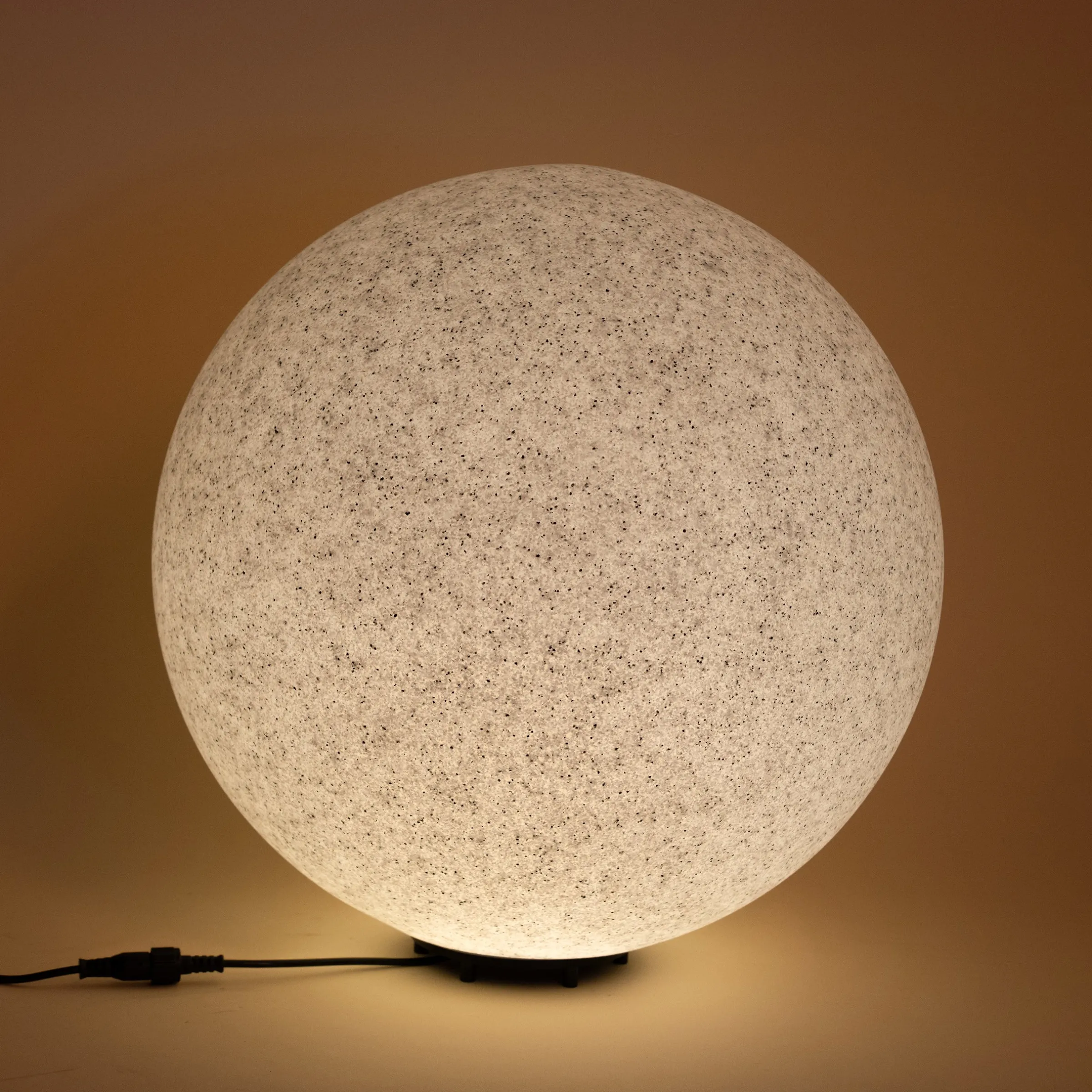 Solar Deko-Leuchtstein 40 cm mit externem 2 W Solarmodul
