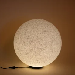 Solar Deko-Leuchtstein 30 cm mit externem 2 W Solarmodul