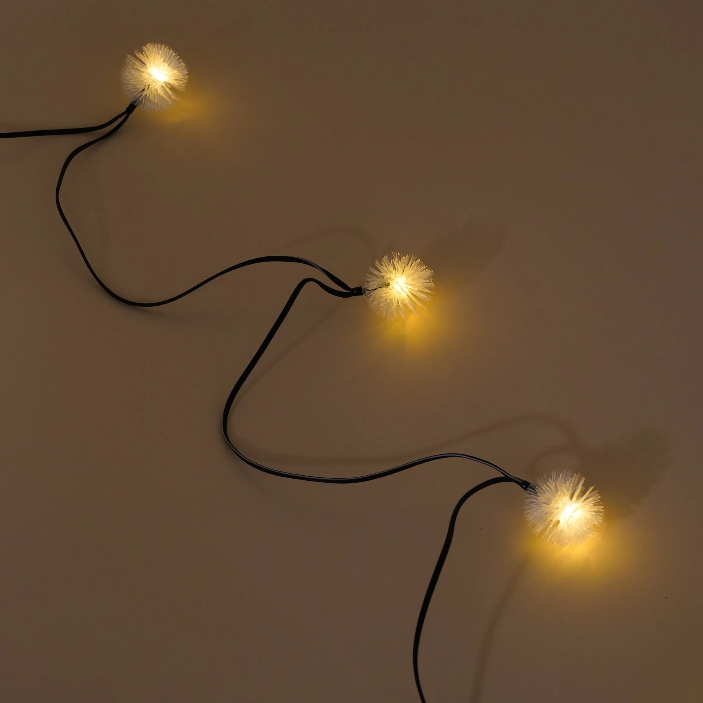 Solar Deko-Lichterkette mit 30 Pusteblumen