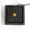 Solar Designbrunnen Silent mit LED Beleuchtung