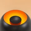 Solar Feuerschale mit realistischem Flammeneffekt