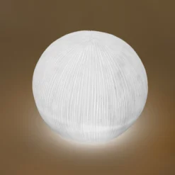 Solar Gartenkugel ⌀ 26 cm in besonderer Sandsteinoptik