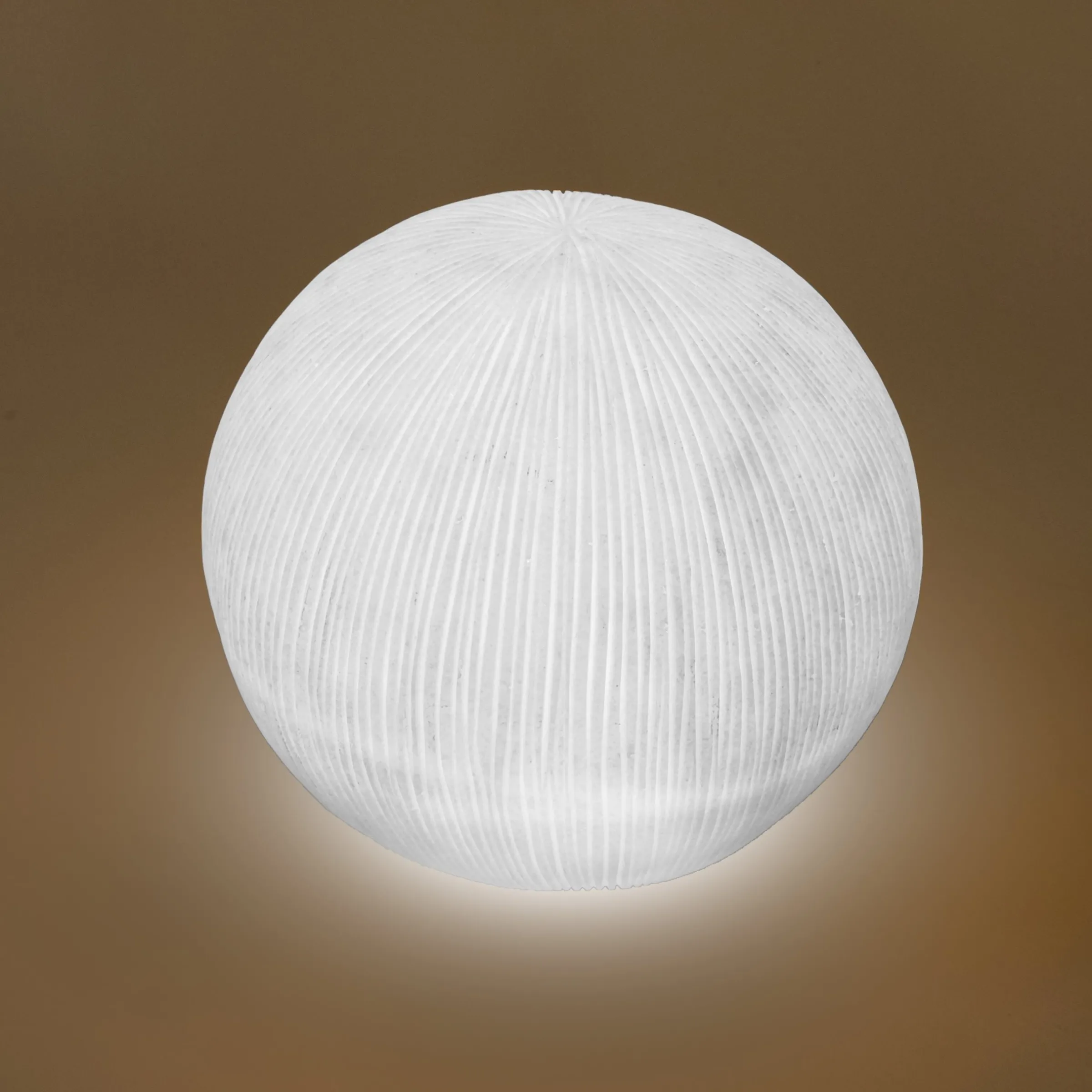 Solar Gartenkugel ⌀ 26 cm in besonderer Sandsteinoptik
