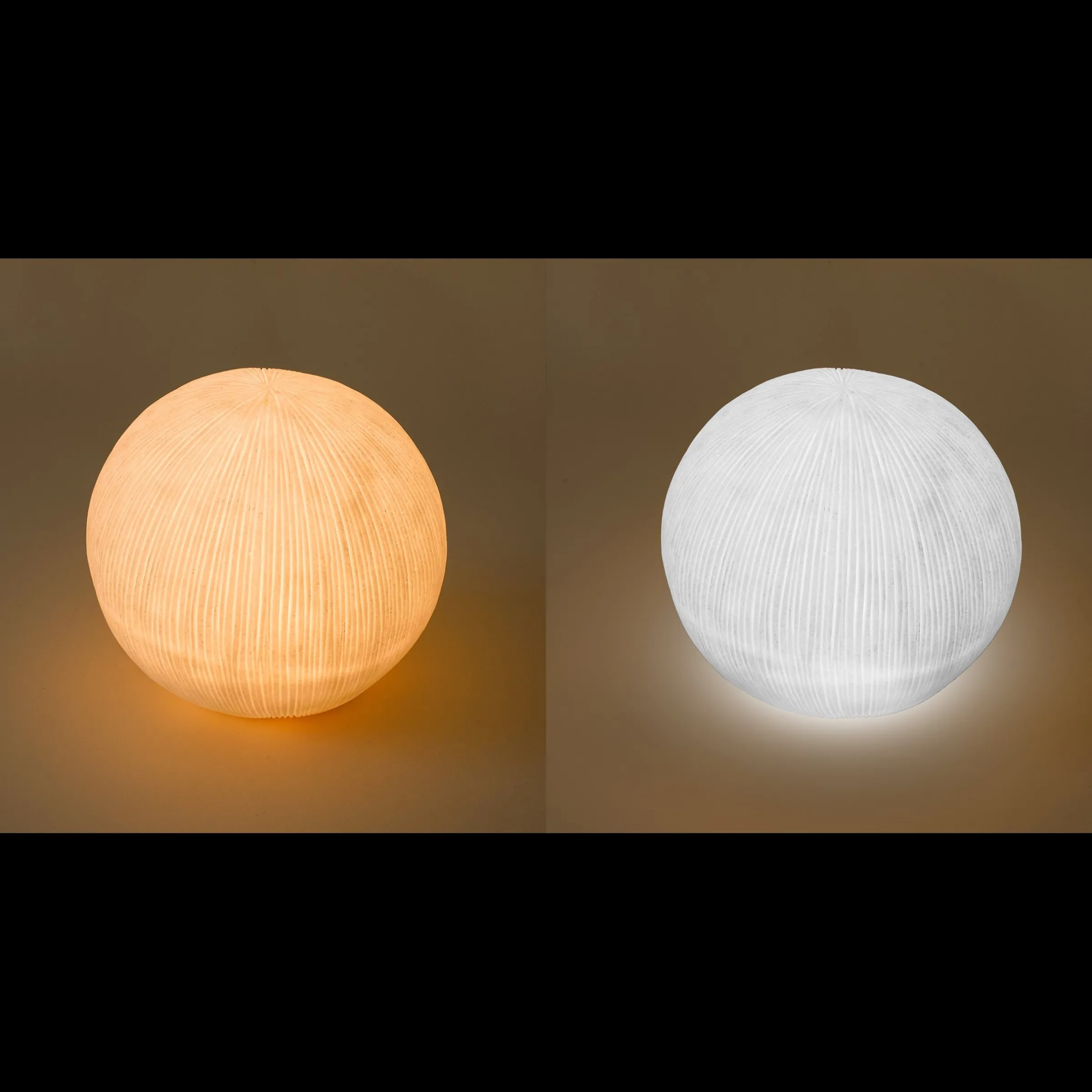 Solar Gartenkugel ⌀ 26 cm in besonderer Sandsteinoptik
