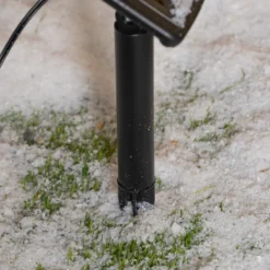 Solar Gartenstecker Schneemann mit 60 warmweißen LEDs